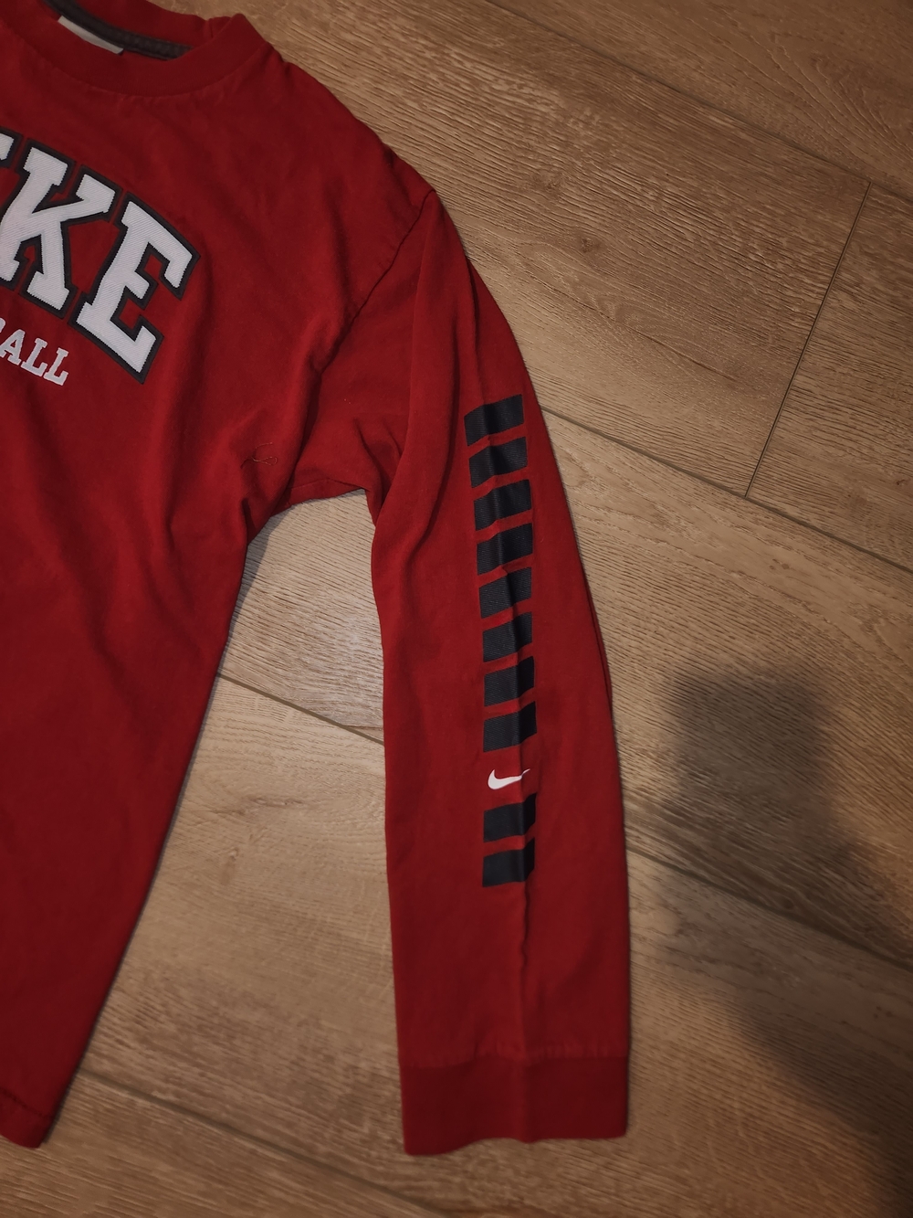 Vintage Y2K Nike Basketball Red Long Sleeve Youth Size Xtra Large Good Condition - Picture 3 of 8